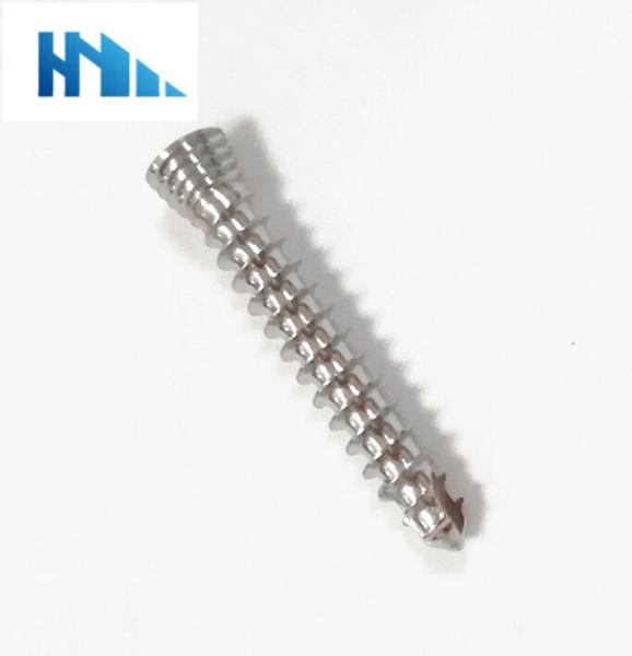 Titanium Medical Equipment Parts Bone Screws Cnc Turning Corrosion Resistant