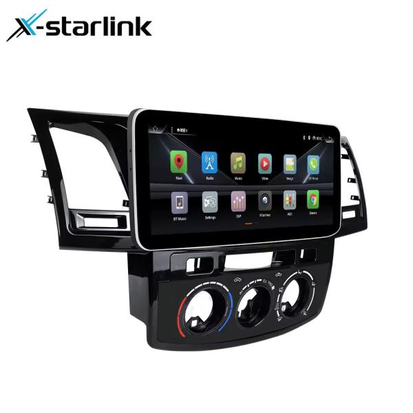 Touch Screen 12.3 Inch Car Video Android 12 Multimedia For Toyota Fortuner