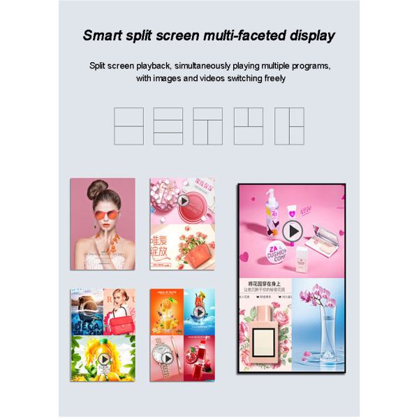 Waterproof Intelligent HD 1080P Lcd Window Digital Electronic Elevator Advertising Screen