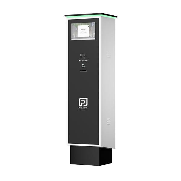 Quiosco de pago de estacionamiento con pantalla LCD personalizada de 10.1, dispensador automático de boletos y carcasa de acero – Sistema de gestión de estacionamiento integrado