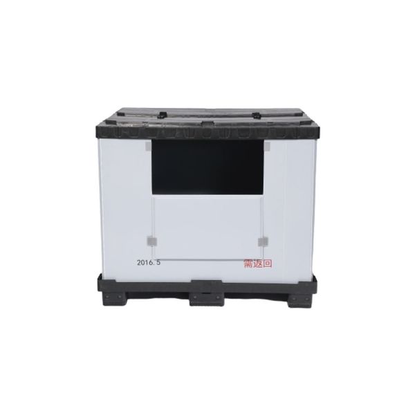 Collapsible Advantage Customizable HDPE Foldable Storage Plastic Pallet Box for Auto Parts