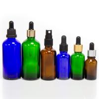 Ambre vazio 2 oz garrafas de gotas Tintura para óleo essencial
