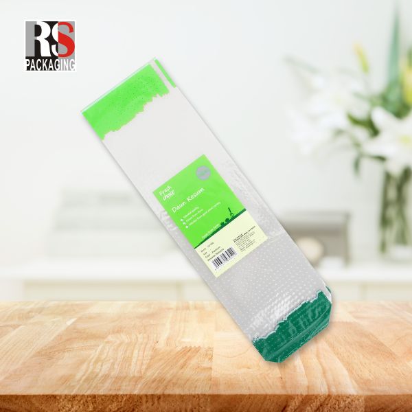 Impression par gravure Sac micro perforé Emballage végétal Sacs en plastique personnalisés