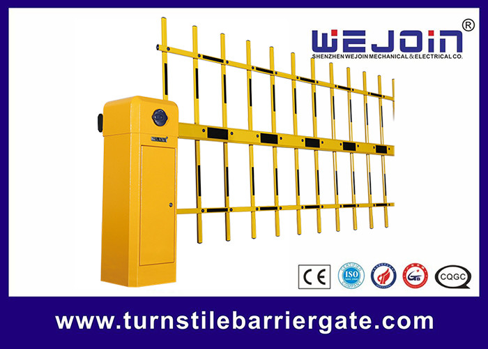 Железные барьеры дорожного движения снабжения жилищем с знаком предупреждая светлооранжевый цвет