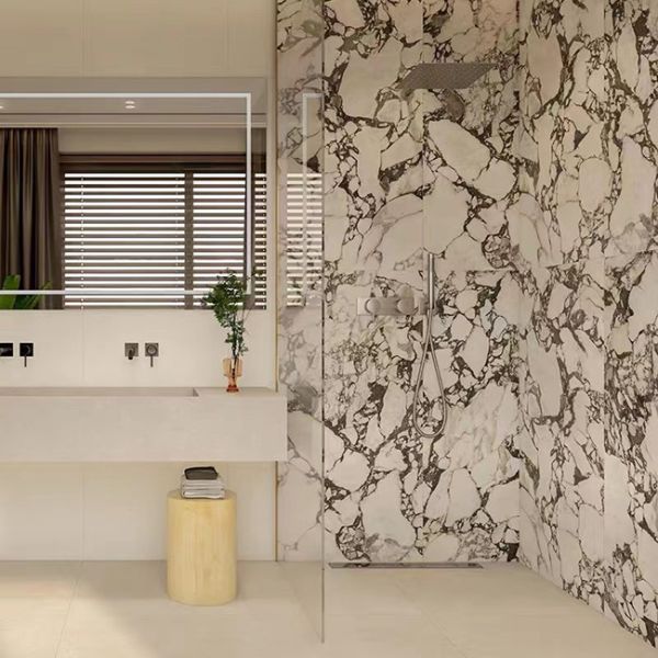 Не сместите фарфор белый штейн плитки пола застеклил мраморную плитку пола фарфора