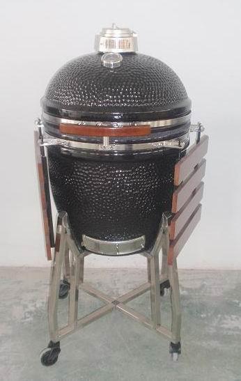 21" Kamado Grills Ceramic BBQ Kamado (Charcoal  BBQ)-JX21002-B