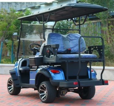 4кВт двигатель 4 места электрическая тележка для гольфа 12 дюймовая шина транспортное средство для продажи с свинцовой батареей
