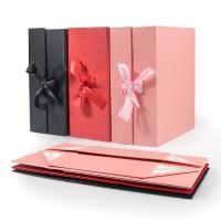 Cajas de regalo de cinta de papel reciclado con caja de embalaje de acabado mate