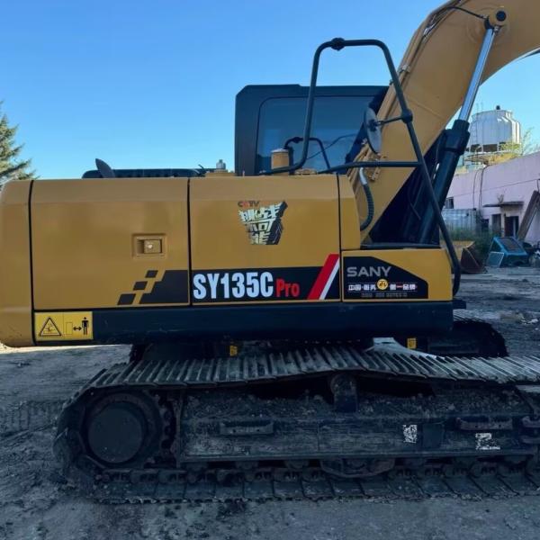 Hydraulic Used Excavator Digger SANY135C Used Construction Equipment