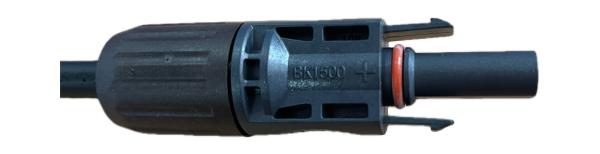 Conector fotovoltaico de cobre certificado UL Classe II com corrente nominal 39A/35A e classificação de chama V-0