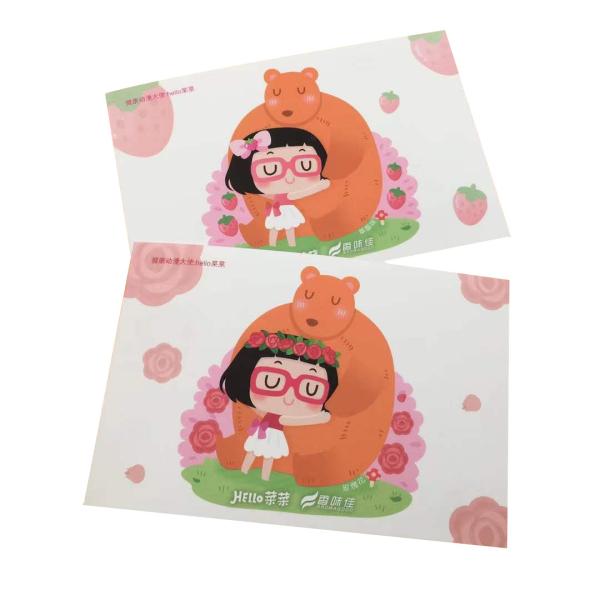 Disnfectant Sleep Aid Items Lasting Scented Thick Paper Cards Fragrance Culture Postcards OEM