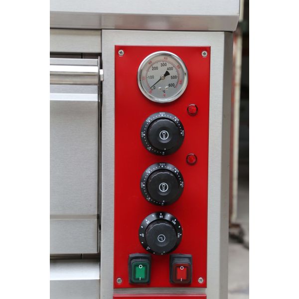 Сохраненная энергия печи пиццы газа палубы двойника печи пиццы ресторана коммерчески