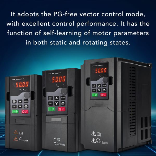 High-Performance Inverter Variable Frequency Drive Industrial Use 220V/380V Three-Phase VFD Variable Frequency Drive