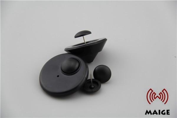 Supermarket Anti Theft Pin , Black Stainless Steel Pins Easy Installation
