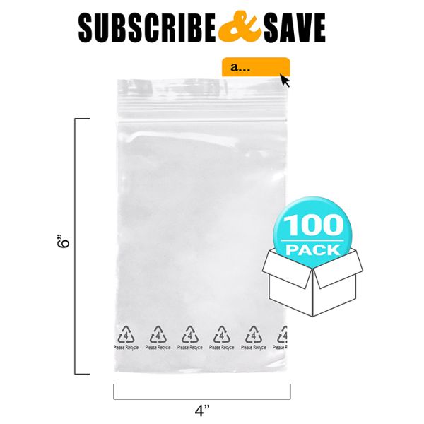 Secure Zipper Closure Custom Logo Print Polybags for Suffocation Warning and Security