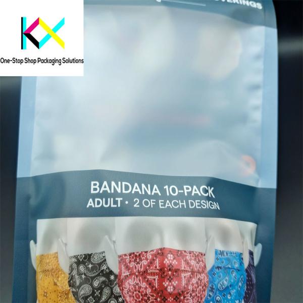 Facial Mask Medical Products Packaging Stand Up Zipper Medical Device Pouches OEM