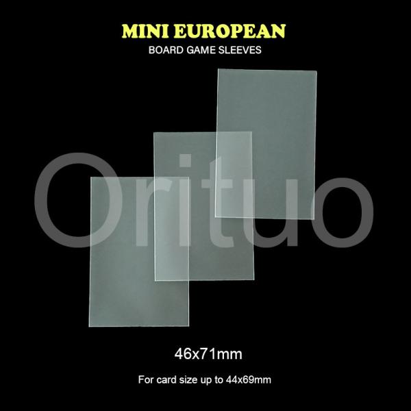 Protetores de cartão transparente fosco 46x71mm Cpp antirreflexo para jogos de tabuleiro