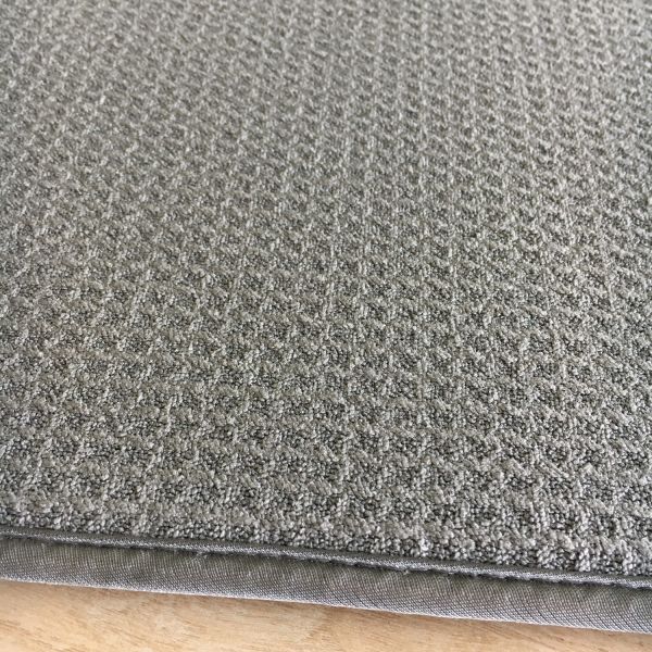 Sinlge packed 1pc Microfiber  printeted water absorb dish mat kitchen water pad with grid patten