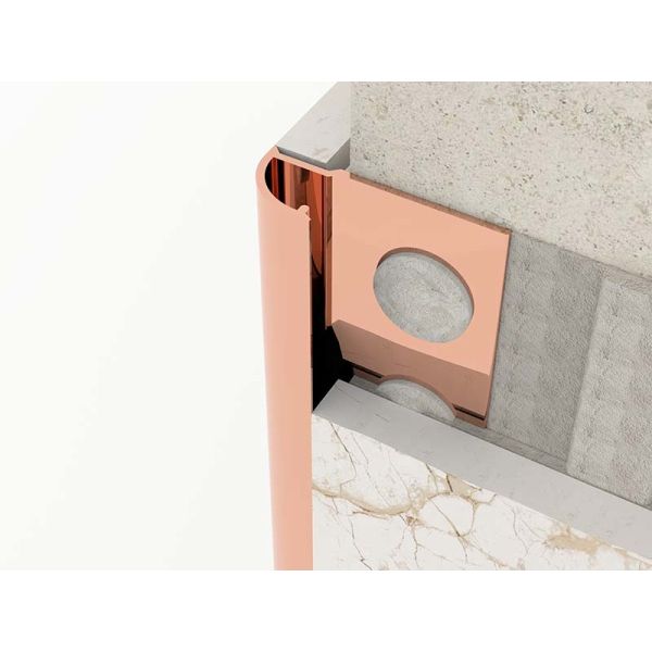 TUV Brushed Stainless Steel Tile Trim 10mm Bright Finishing Closing Metal Strip