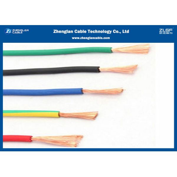 изоляция PVC медной проволоки 300/500V 1.5mm 2.5mm 4mm одиночная