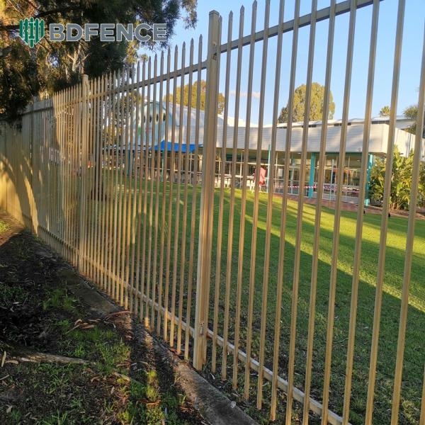 High Security Galvanized Metal Palisade Tubular Fence For Easy Assembly And Sustainable