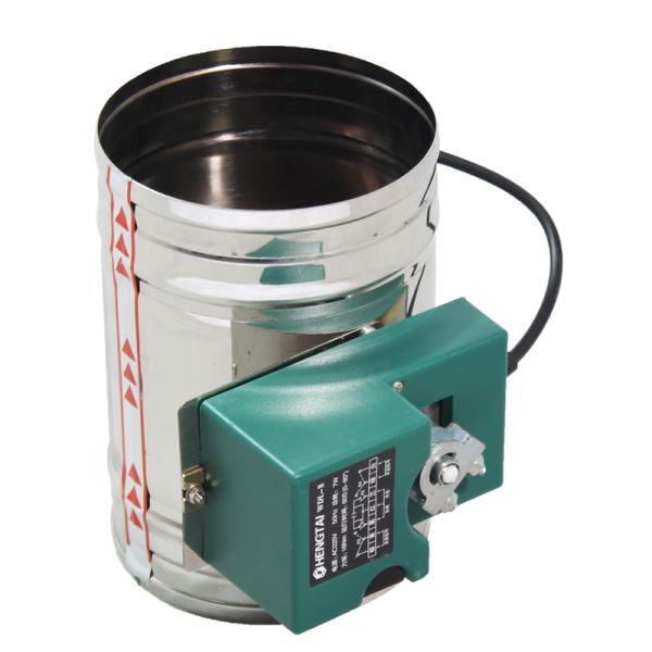 Galvanized Steel 100mm Diameter Air Valve / Damper For HVAC System