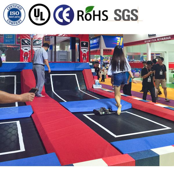 Commercial High Capacity Customizable Indoor Trampoline Park for Kids and Amusement Parks
