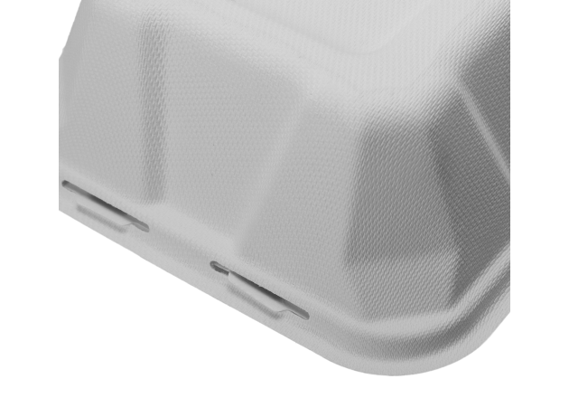 Conteneurs de nourriture jetables biodégradables de micro-onde de pouce 6×6×3