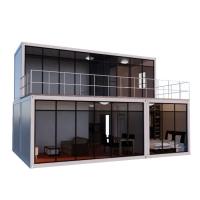 20ft Container de transporte pré-fabricado escritório cabine pronta casa à prova de terremotos