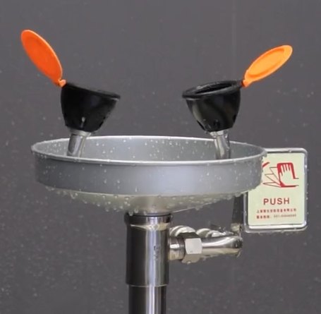 Bohua BH32-1011 Anti-Corrosion Vertical Eyewash Station 304 Stainless Steel