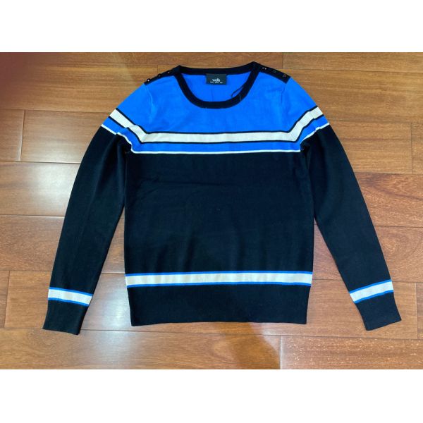 Stockpapa 2 Colors Casual Ladies Striped Sweater For Winter