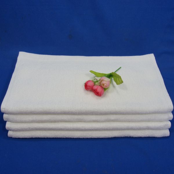 Descore a toalha de cara branca do algodão do salão de beleza 145g/Pc