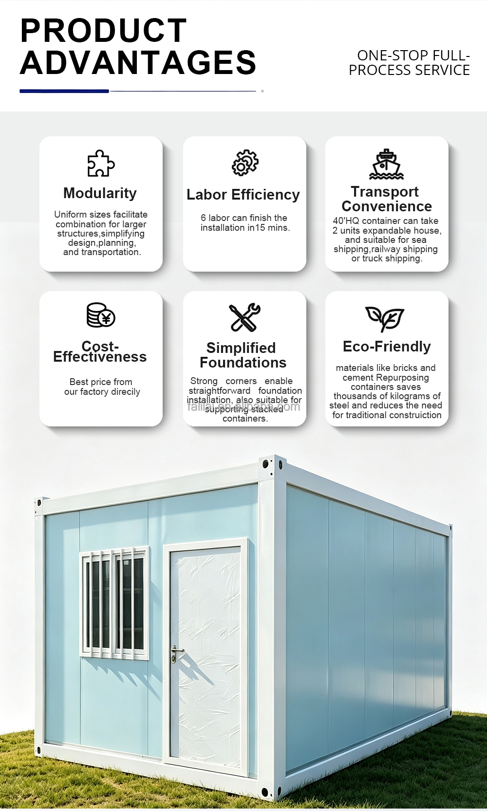 Factory Customized Building Apartment Steel Structure for Office Living Workshop Casas Prefabricadas Detachable Container House