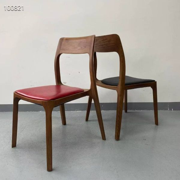 Solid Wood Restaurant Chair | Ergonomic Customizable Dining Chair