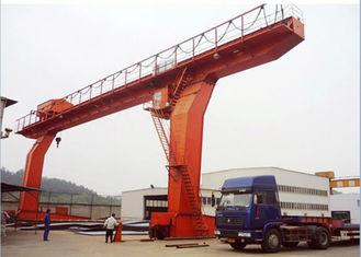 L Type Single Beam Gantry Crane With Hook Low Noise Custom Span Electric Motors