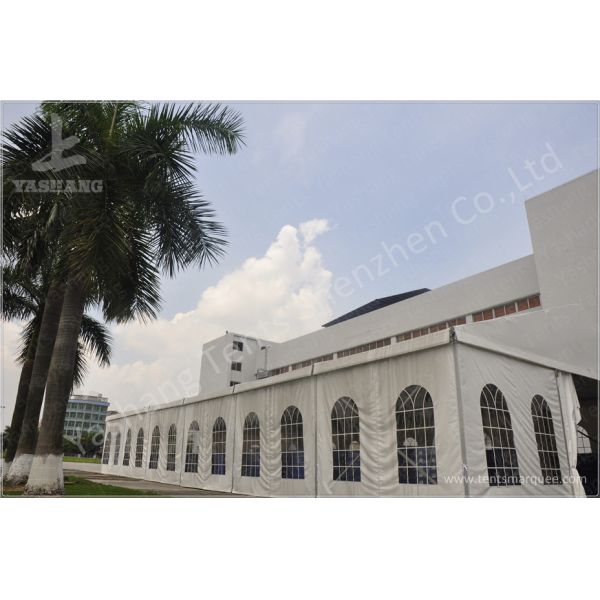 25x50 M Logistics Outdoor Warehouse Tents , Clear Span Fabric Buildings