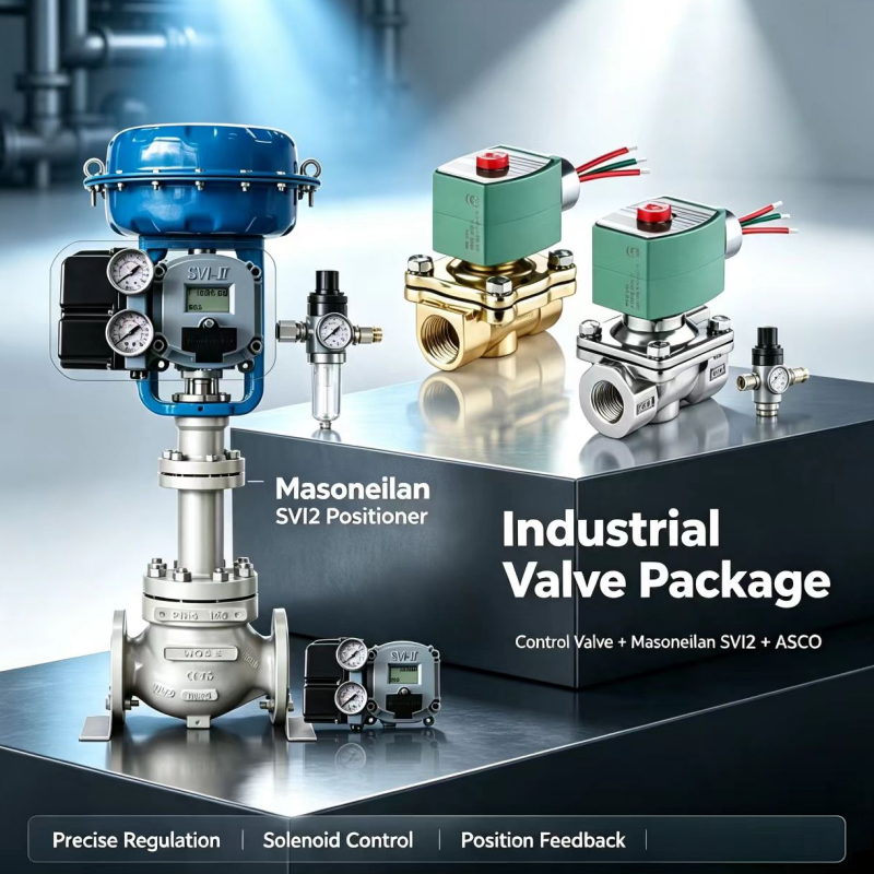 Masoneilan SVI2-21113111 SVI2-21123121 Smart Digital Valve Positioner with ASCO