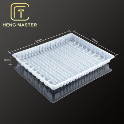 Bolha biodegradável descartável plástica dos PP que empacota Tray For Frozen Food Packing