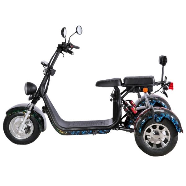 Motorcycles Scooters Electric Tricycle Motorcycle with 60V20AH Battery