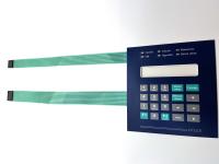 Impressão LCD gráfica de camada de bolso, membrana, botão de interruptor, folha de alumínio para gabinete médico