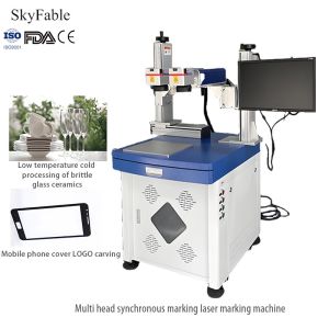 Modular Dual UV Laser Marking Machine Mobile Phone Cover Logo Laser Engraving Machine