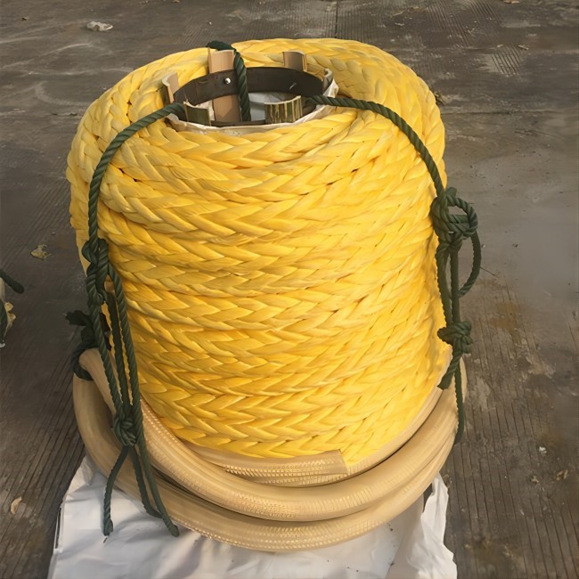 Легкий вес высокая прочность 8 нитей UHMWPE морской верёвки