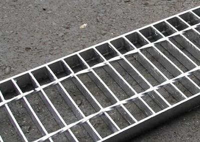 Superfície galvanizada de aço do mergulho quente da tampa do dreno do Grating do concreto 30 x 3