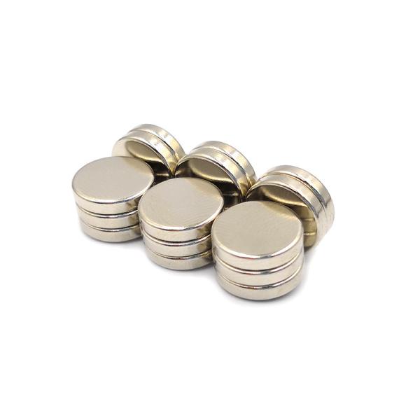 Ndfeb Flat Round Magnets N35 Disc Shape Neodymium For Handbags