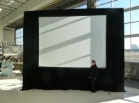 Écran de projection 3D à pliage rapide Film extérieur cadre pliable rapide Écran de projection avec rideaux
