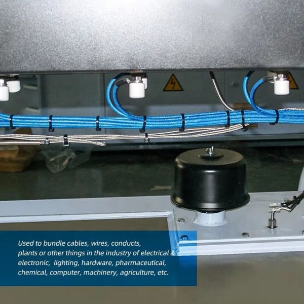 High Quality 380MM Mountable Head Cable Ties Nylon Cable Zip Ties Plastic Wire Cable Tie Wrap