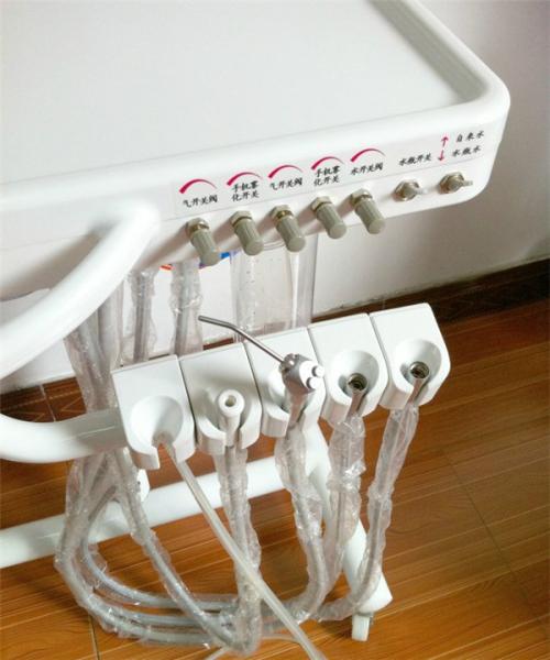 Mobile Portable Dental Cart Unit Dentaire With Saliva Ejector