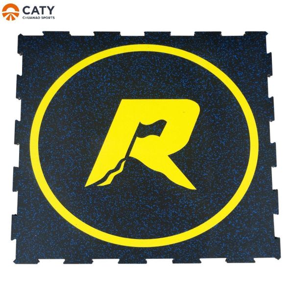 Commercial Grade Interlocking Rubber Flooring - High Shock Absorbent for Gym Fitness Center