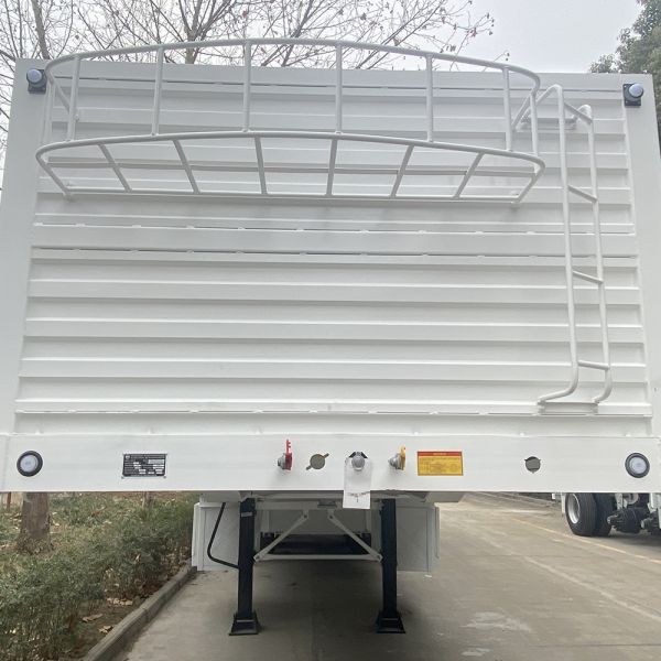 Customers Optional CIMC HUAJUN Semi-Trailer for Strong Fence Trailers 60tons 80tons