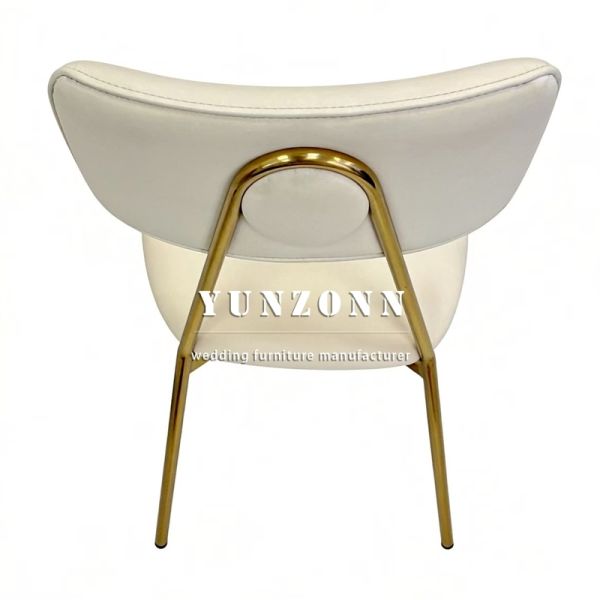 Modern Velvet Stackable Slat Back Chair Metal Legs Commercial Villa Dining Room Furniture for Hotels Weddings Living Rooms